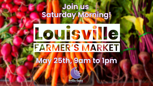 Spring Sunshine and Soy Candles: Bella Luna Candles at the Louisville Farmer's Market 5/25