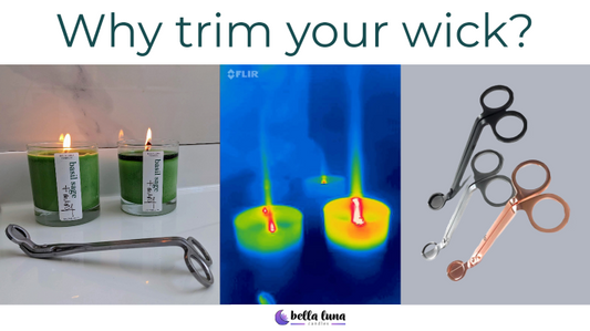 Why trim your wick before lighting?