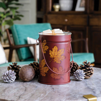 Wax Melter - Fall Leaves Vintage Style