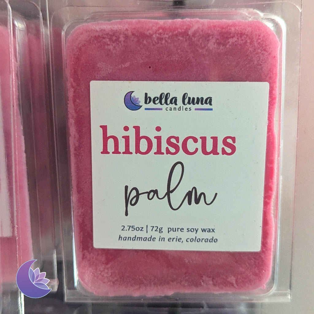 Hibiscus Palm Candle