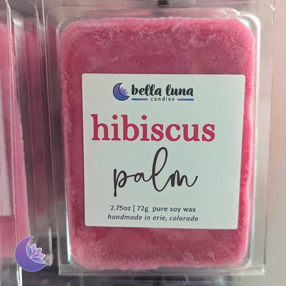 Hibiscus Palm Candle