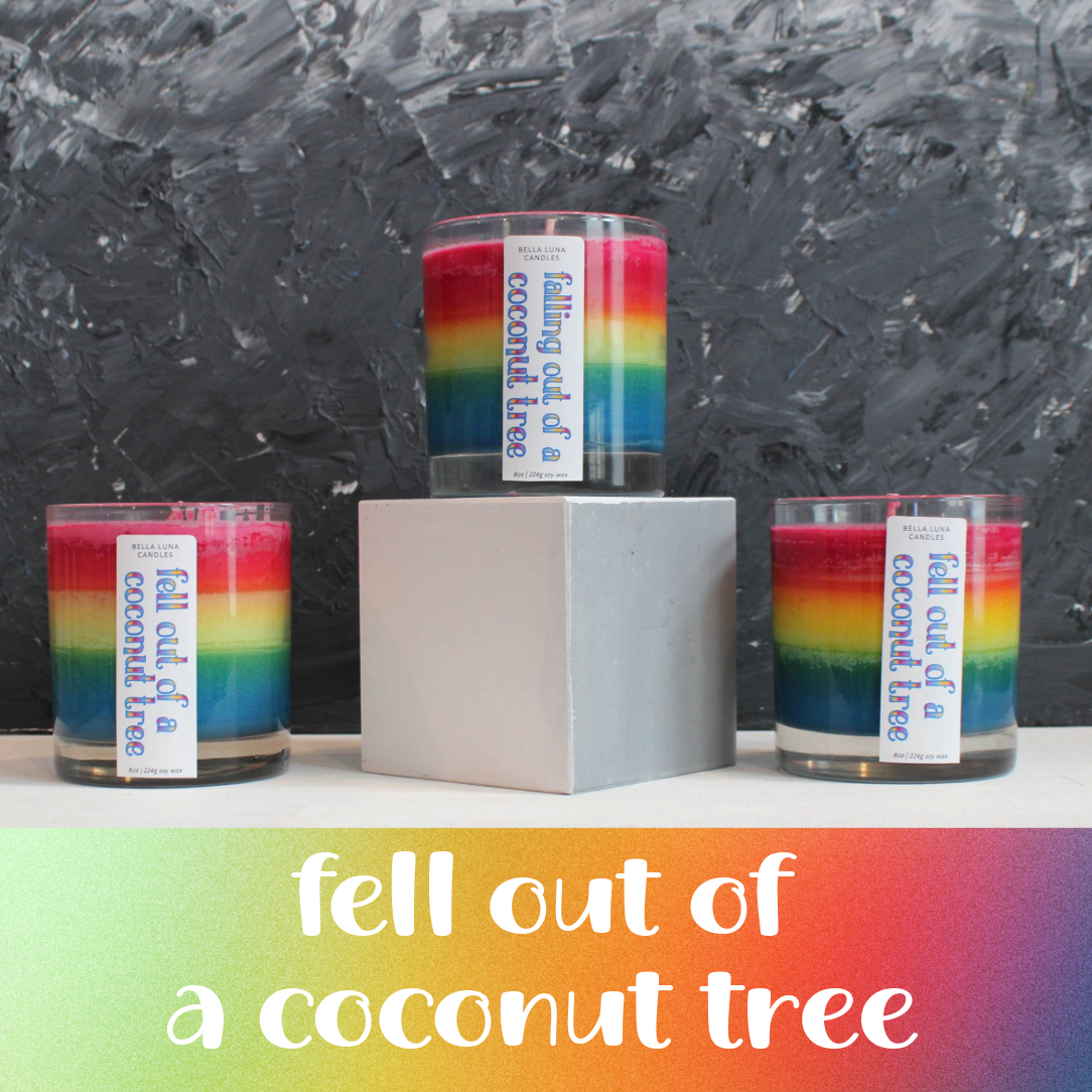 Fell Out of a Coconut Tree Candle