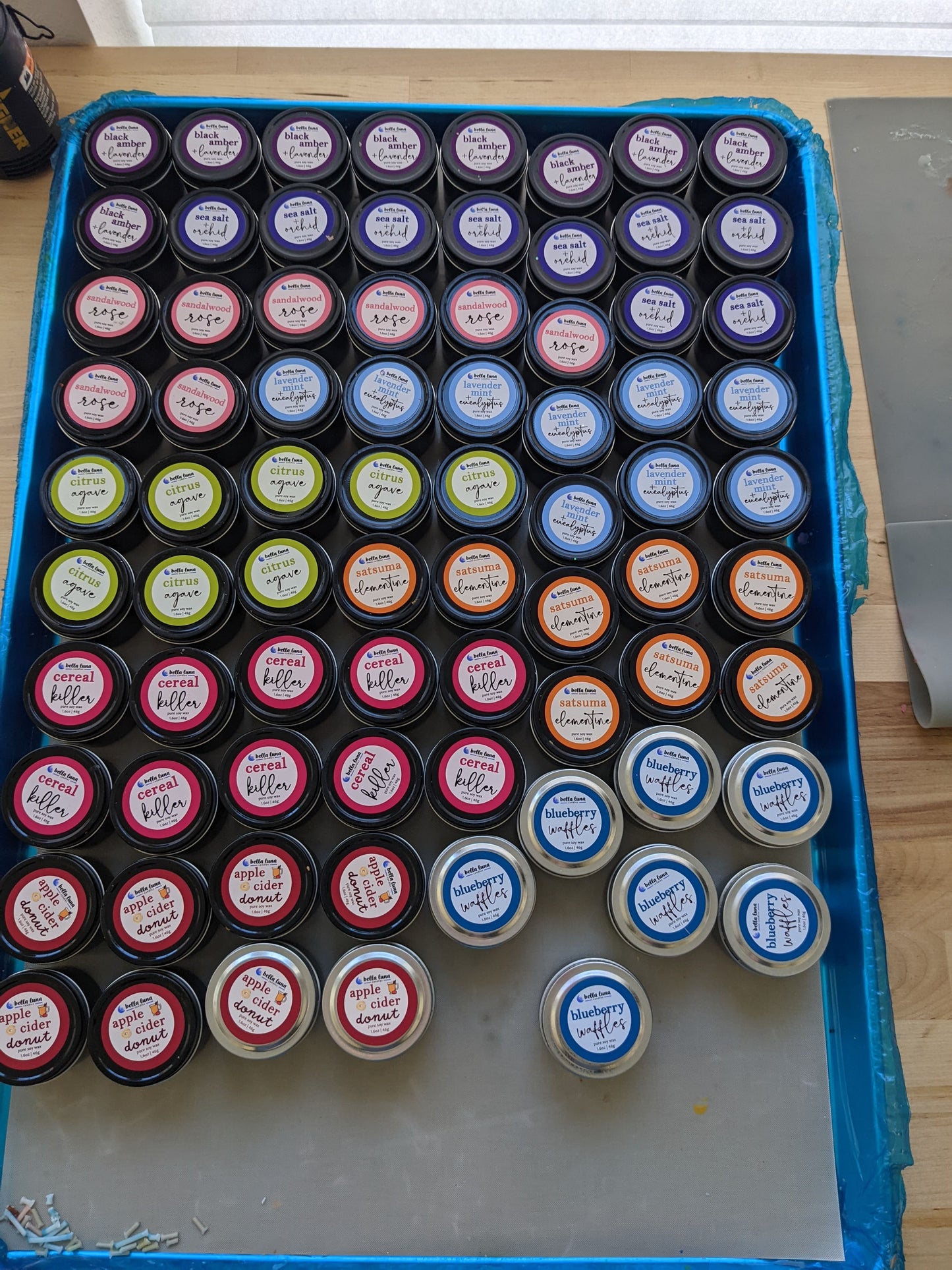 All Crescent Moon Tins A - Z