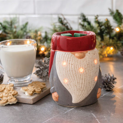 Wax Melter - Adorable Gnome Santa