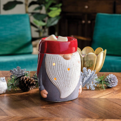 Wax Melter - Adorable Gnome Santa