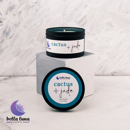 Cactus + Jade Candle